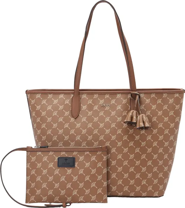 JOOP! JOOP! Shopper torba  svijetlosmeđa / bijela