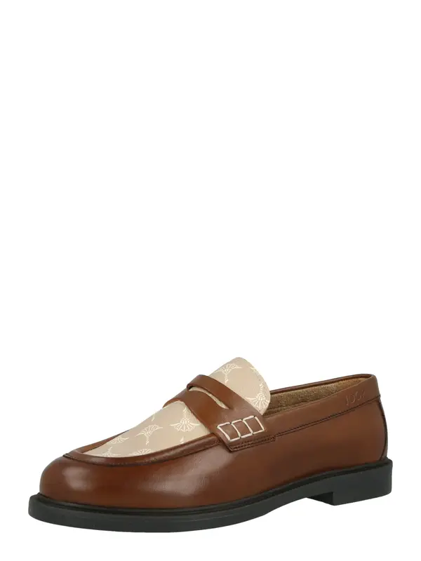 JOOP! JOOP! Slip On cipele  bež / konjak / bijela