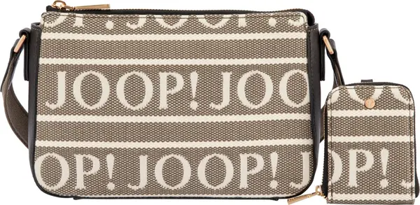JOOP! JOOP! Torba preko ramena 'Paraffa Jasmina'  bež / boja devine dlake (camel) / crna