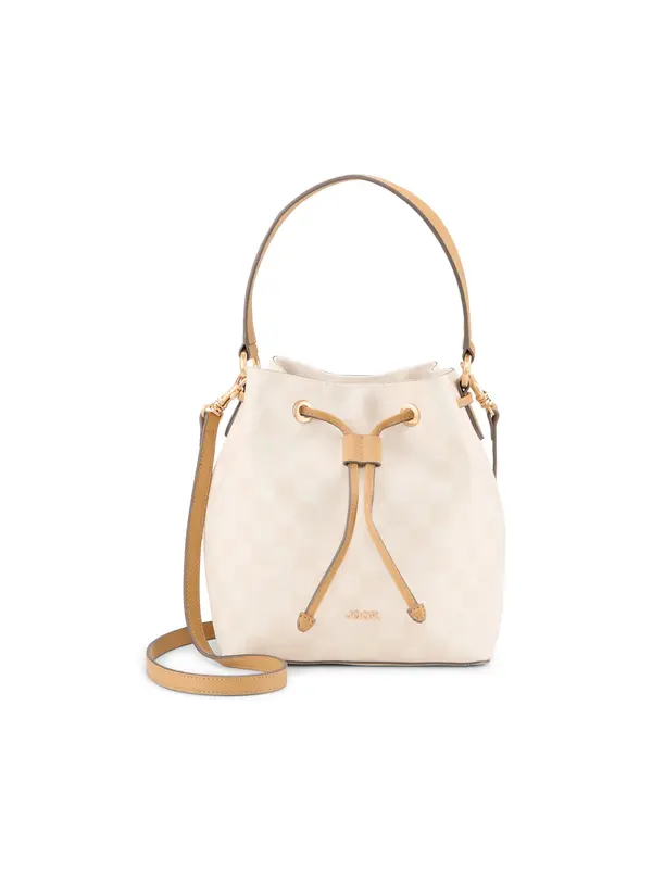 JOOP! JOOP! Vrećasta torba  boja devine dlake (camel) / ecru/prljavo bijela / puder roza