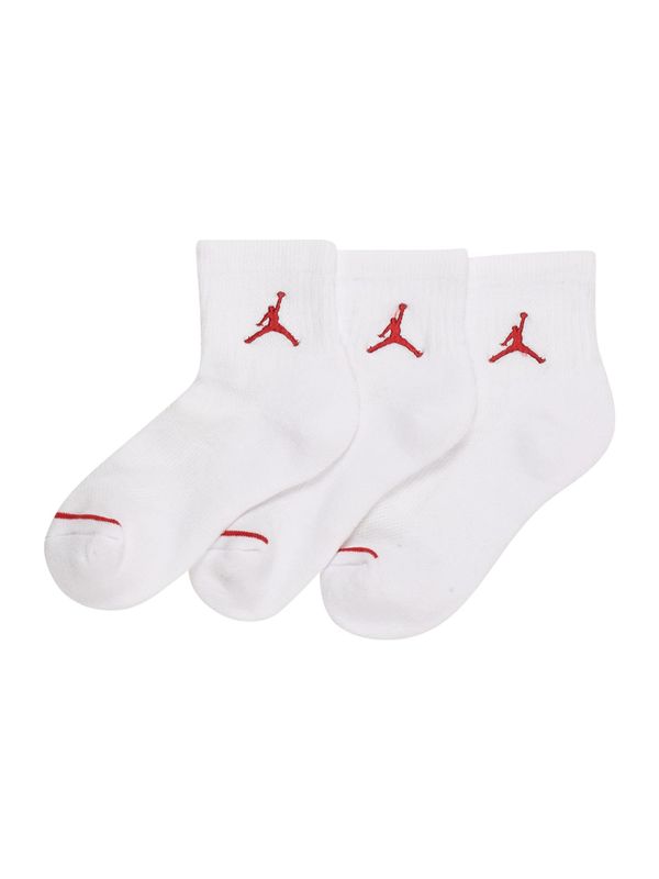 Jordan Jordan Čarape  crvena / bijela