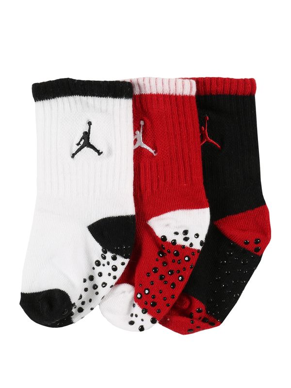 Jordan Jordan Čarape  crvena / crna / bijela
