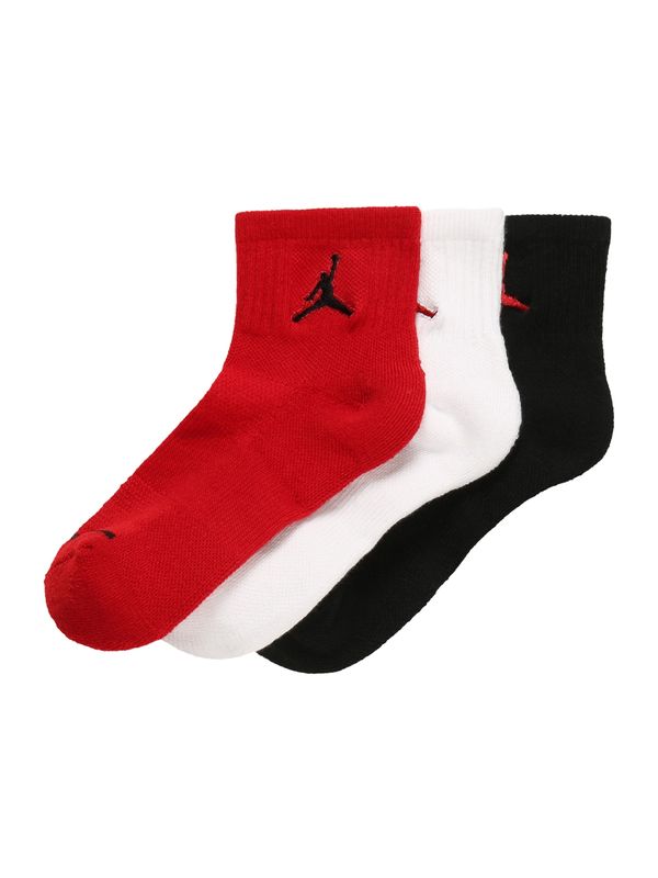Jordan Jordan Čarape  crvena / crna / bijela