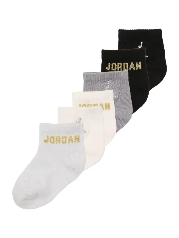 Jordan Jordan Čarape 'Everyday Ess'  siva / svijetlosiva / crna / bijela