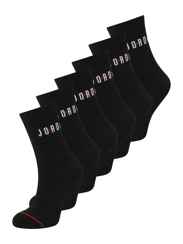 Jordan Jordan Čarape 'Everyday'  vatreno crvena / crna / bijela