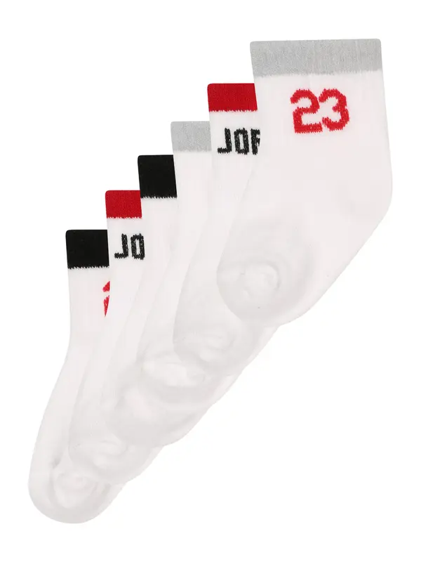 Jordan Jordan Čarape  siva / crvena / crna / bijela
