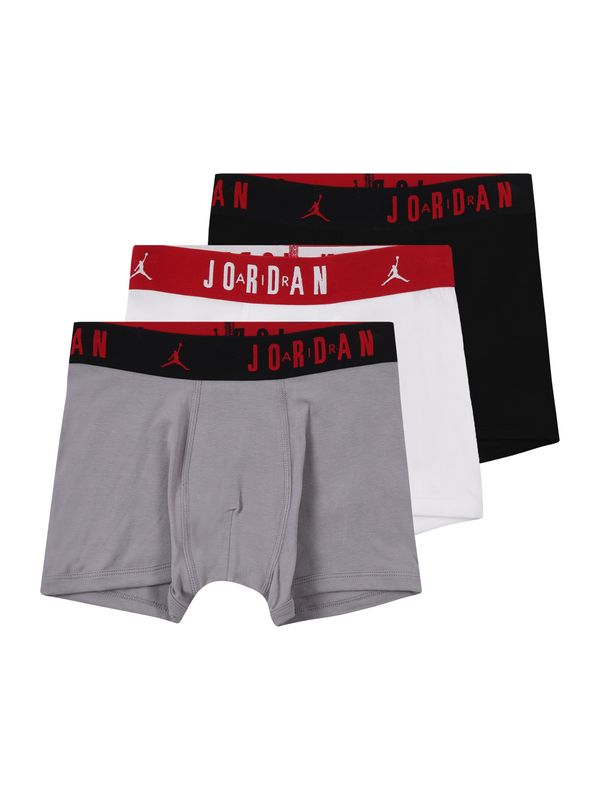 Jordan Jordan Gaće  siva / crvena / crna / bijela