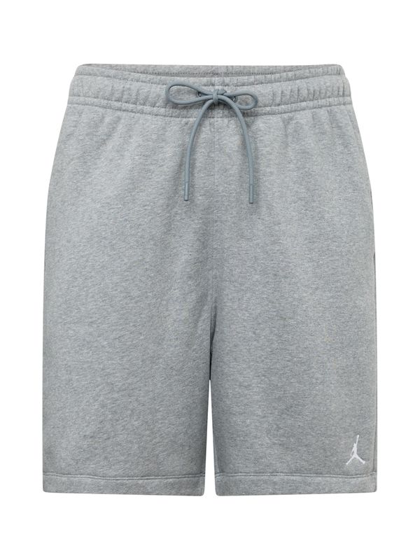 Jordan Jordan Hlače 'Brooklyn'  siva melange / bijela