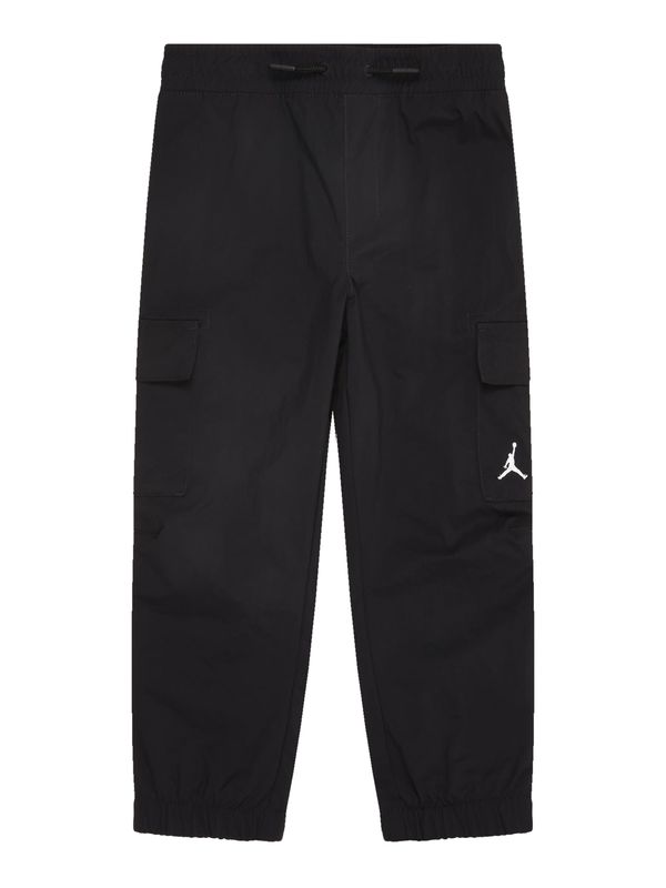 Jordan Jordan Hlače  crna / bijela