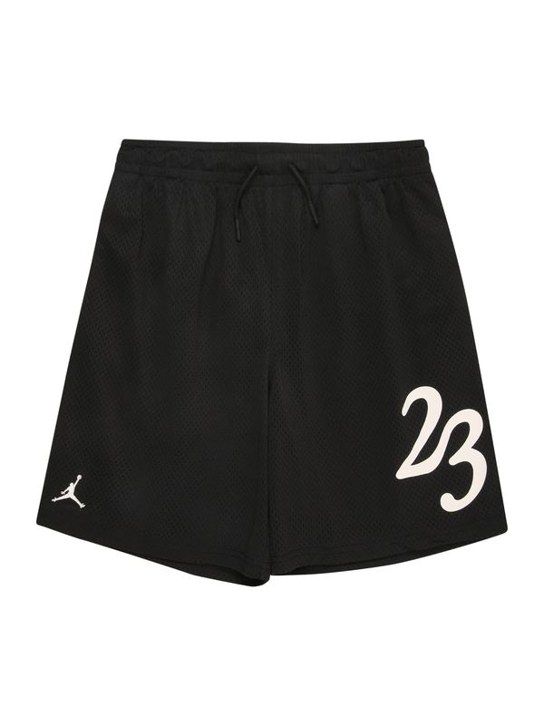 Jordan Jordan Hlače  crna / bijela
