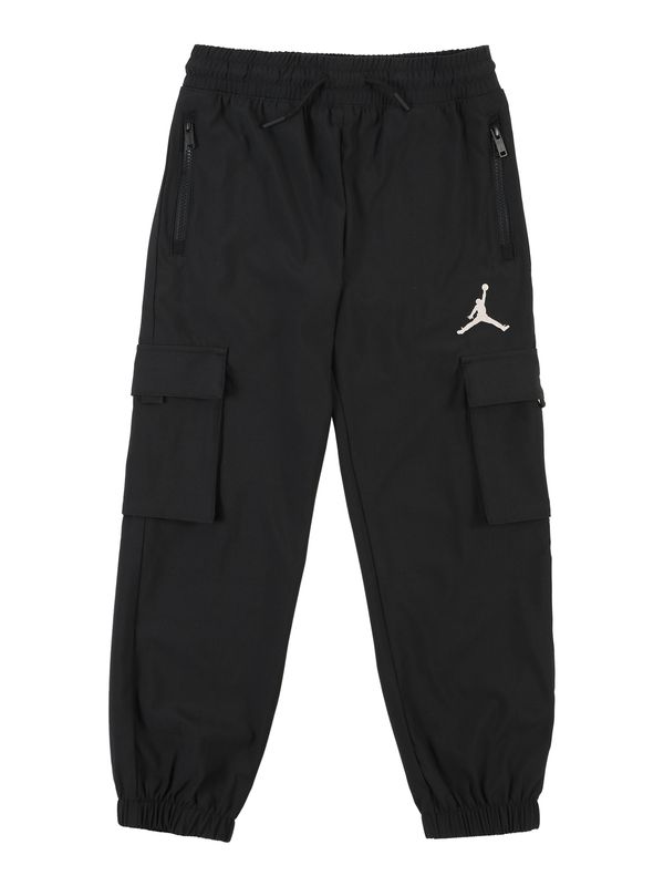 Jordan Jordan Hlače  crna / bijela