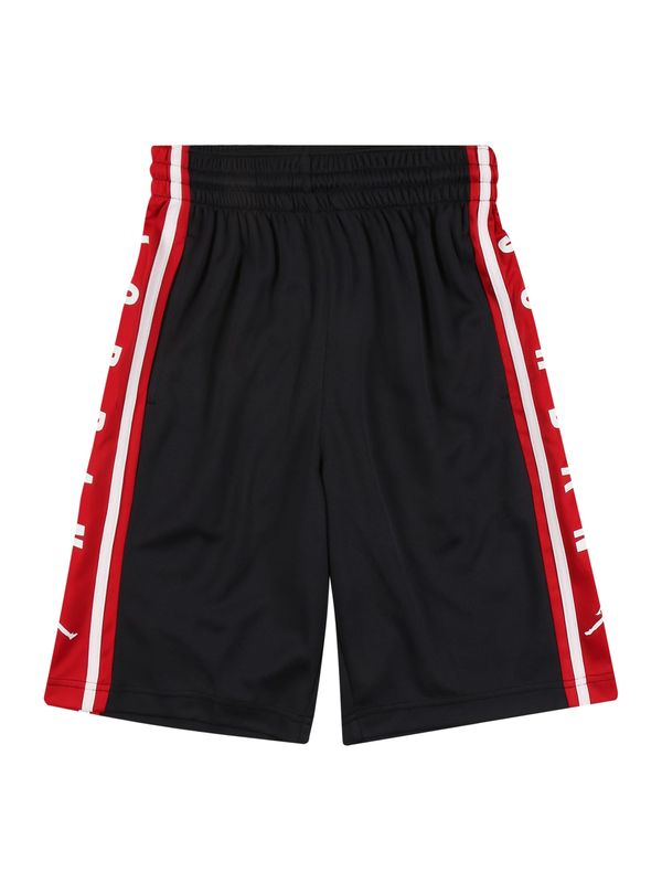 Jordan Jordan Hlače  crvena / crna / bijela