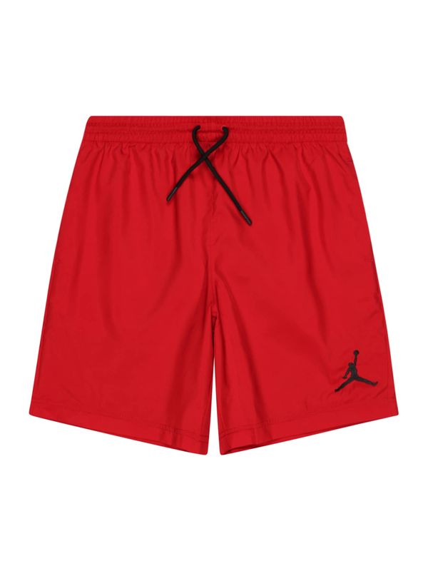Jordan Jordan Hlače  crvena / crna