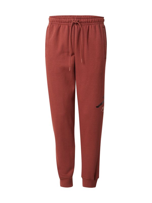 Jordan Jordan Hlače 'ESS'  hrđavo smeđa / crna