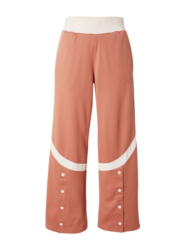 Jordan Jordan Hlače  narančasta / prljavo bijela