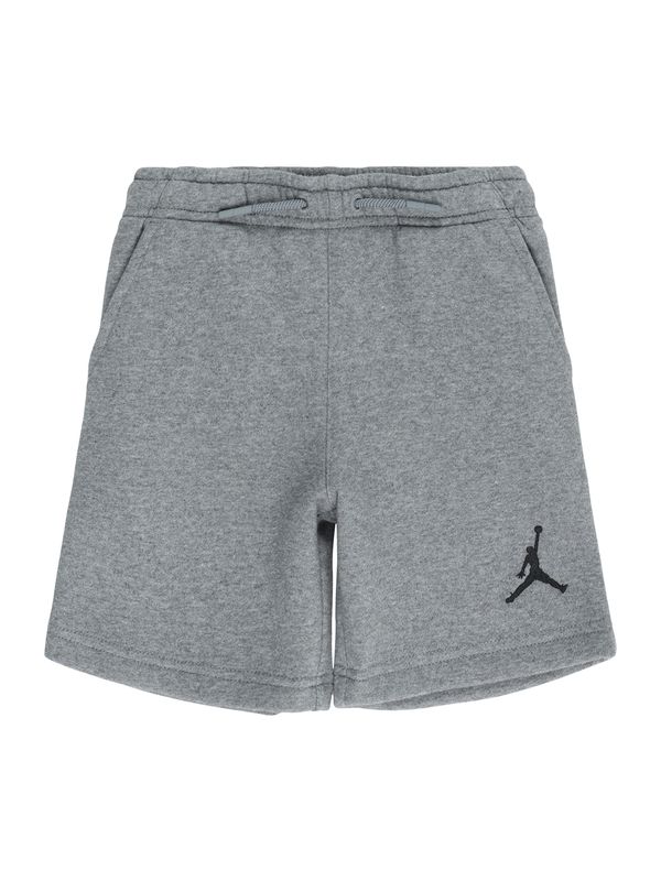 Jordan Jordan Hlače  siva melange / crna