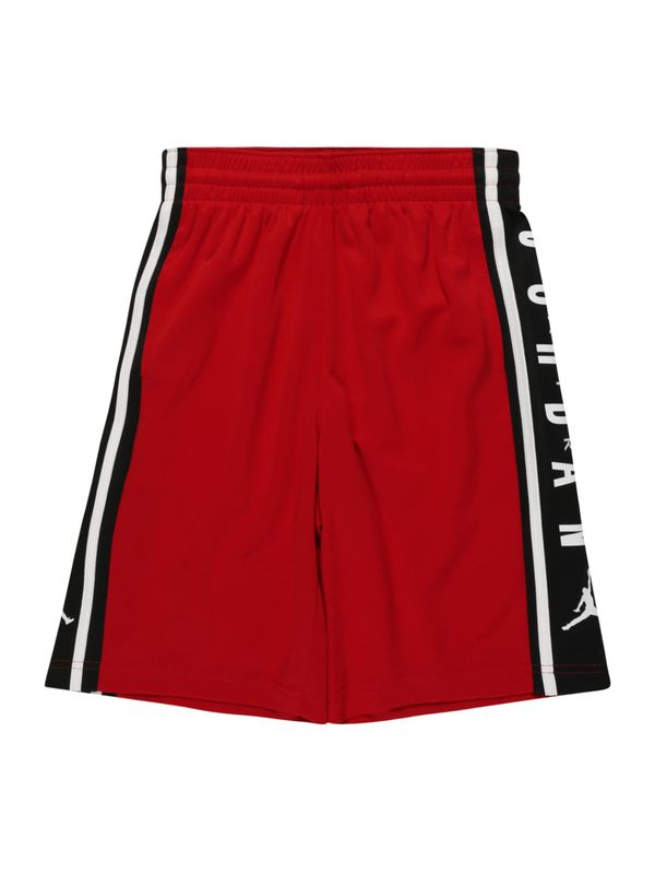 Jordan Jordan Hlače  vatreno crvena / crna / bijela