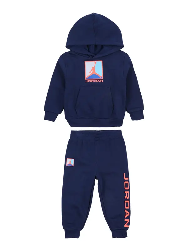 Jordan Jordan Jogging komplet 'ESS FLC'  azur / tamno plava / crvena / prljavo bijela
