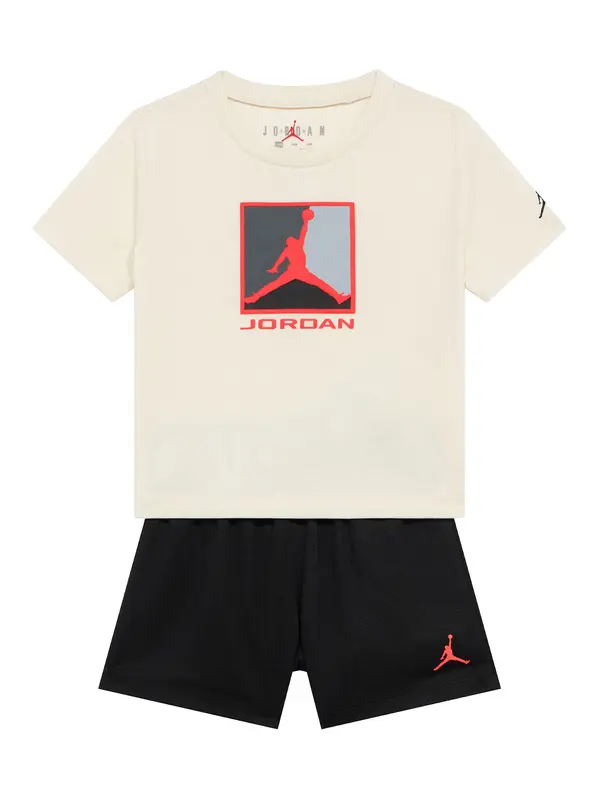 Jordan Jordan Komplet 'BRK'  boja slonovače / siva / svijetlocrvena / crna