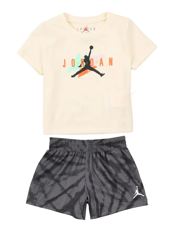 Jordan Jordan Komplet 'FESTIVAL'  svijetlobež / antracit siva / narančasta / crna