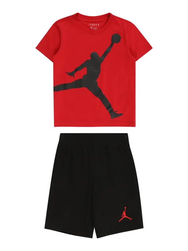 Jordan Jordan Komplet 'JUMBO'  tamno crvena / crna