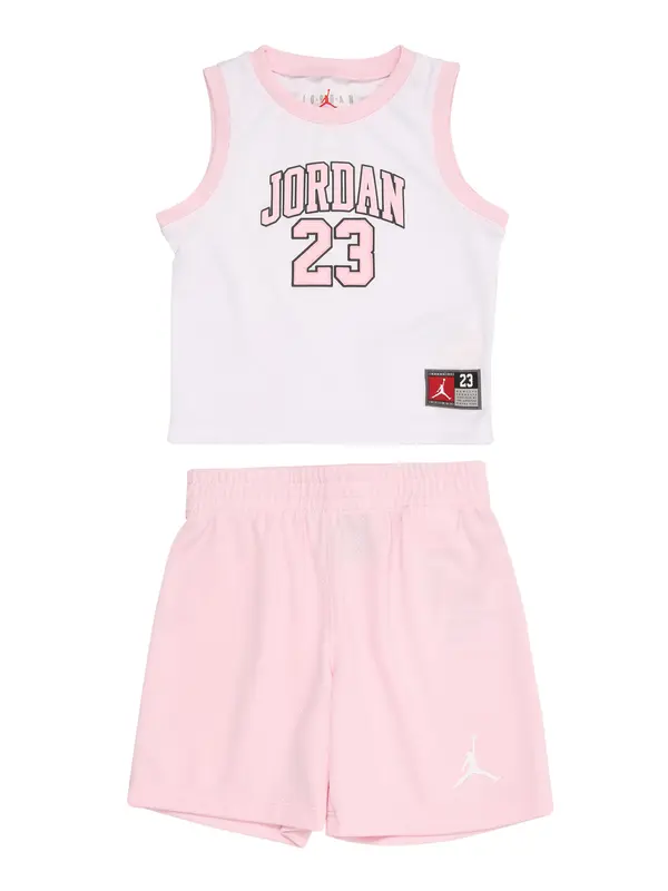 Jordan Jordan Komplet  roza / rubin crvena / crna / bijela