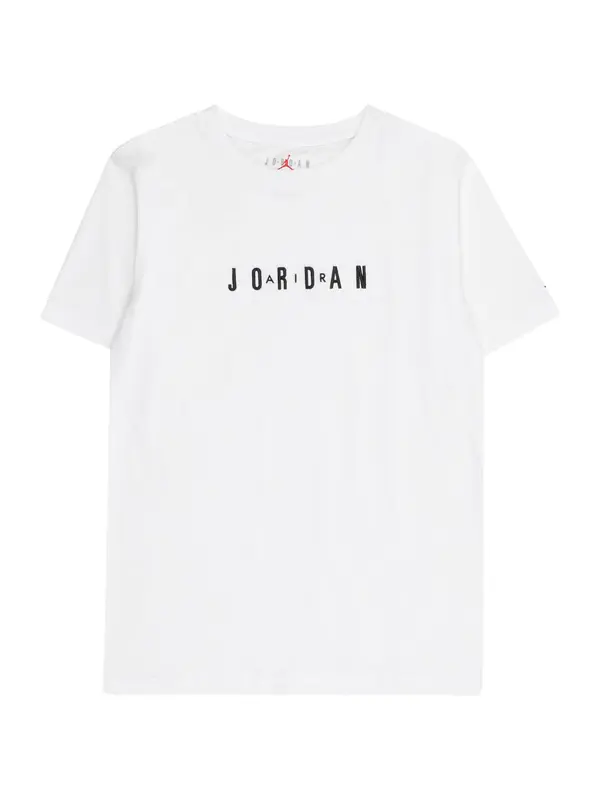 Jordan Jordan Majica  crna / bijela