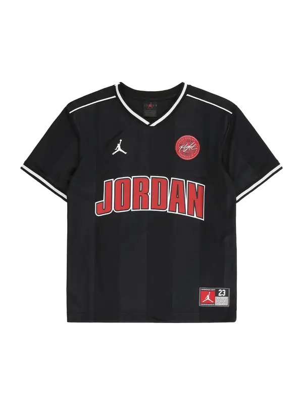 Jordan Jordan Majica  crvena / crna / bijela