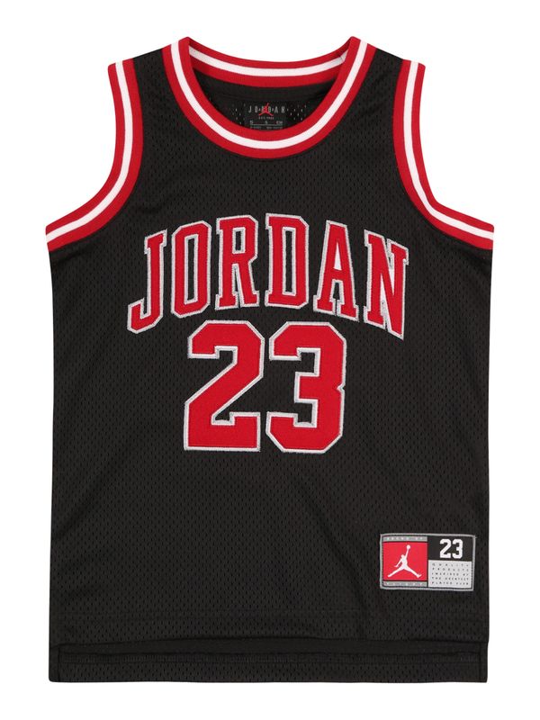 Jordan Jordan Majica  crvena / crna / prljavo bijela
