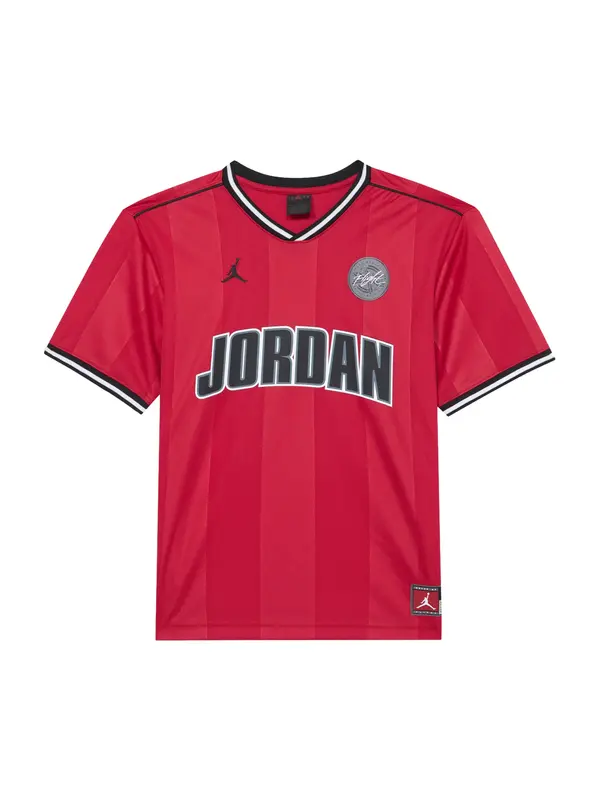 Jordan Jordan Majica  dimno siva / crvena / crna / bijela