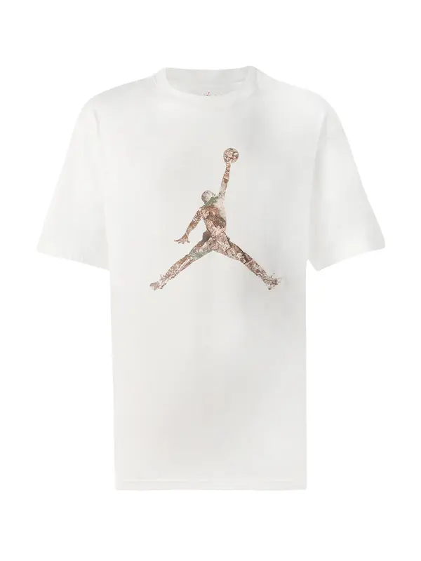Jordan Jordan Majica  ecru/prljavo bijela / kaki / kraljevski zelena / tamno zelena