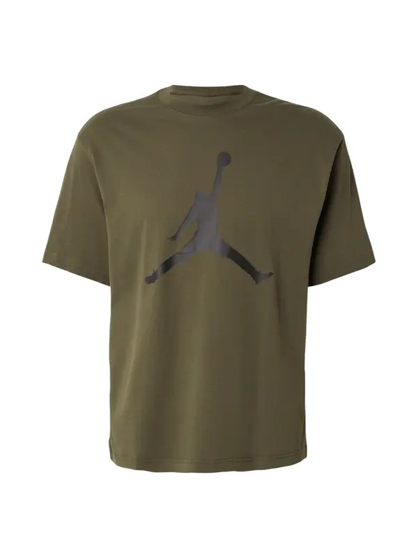 Jordan Jordan Majica 'JUMPMAN'  maslinasta / crna