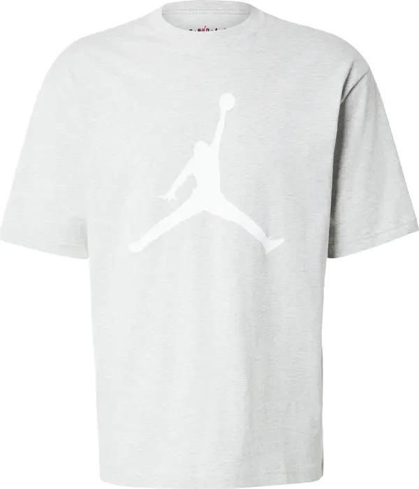 Jordan Jordan Majica 'JUMPMAN'  siva melange / bijela