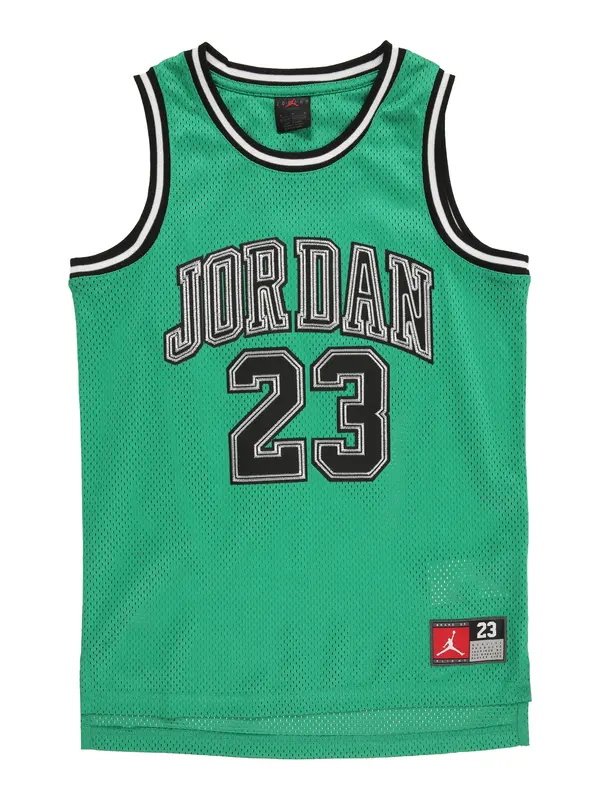 Jordan Jordan Majica  zelena / crna / bijela