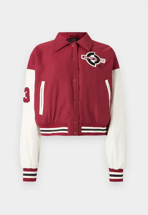 Jordan Jordan Prijelazna jakna 'VARSITY'  crvena / crna / bijela