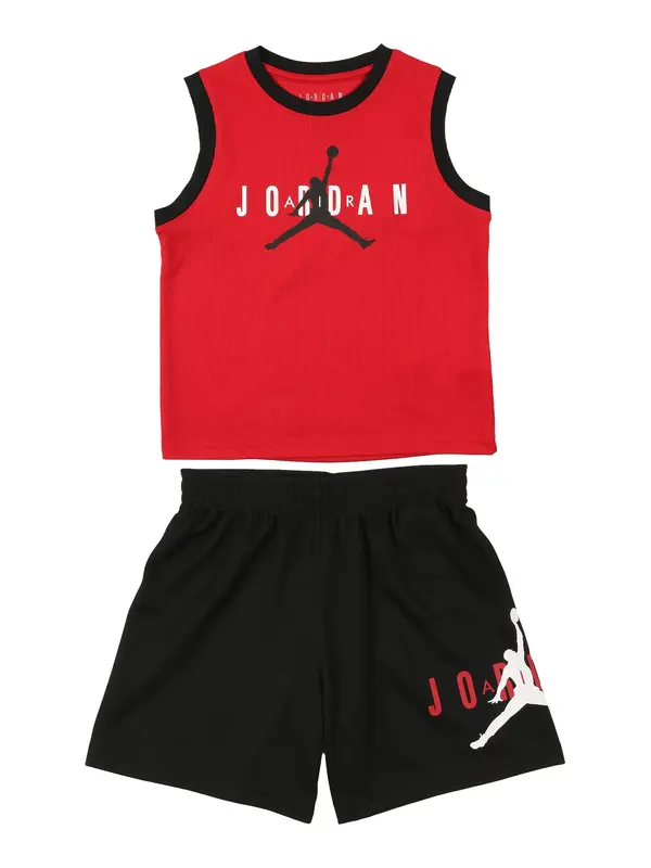 Jordan Jordan Sportski komplet  crvena / crna / bijela