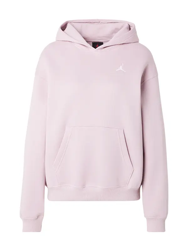 Jordan Jordan Sweater majica 'BRKLN FLC'  roza / bijela