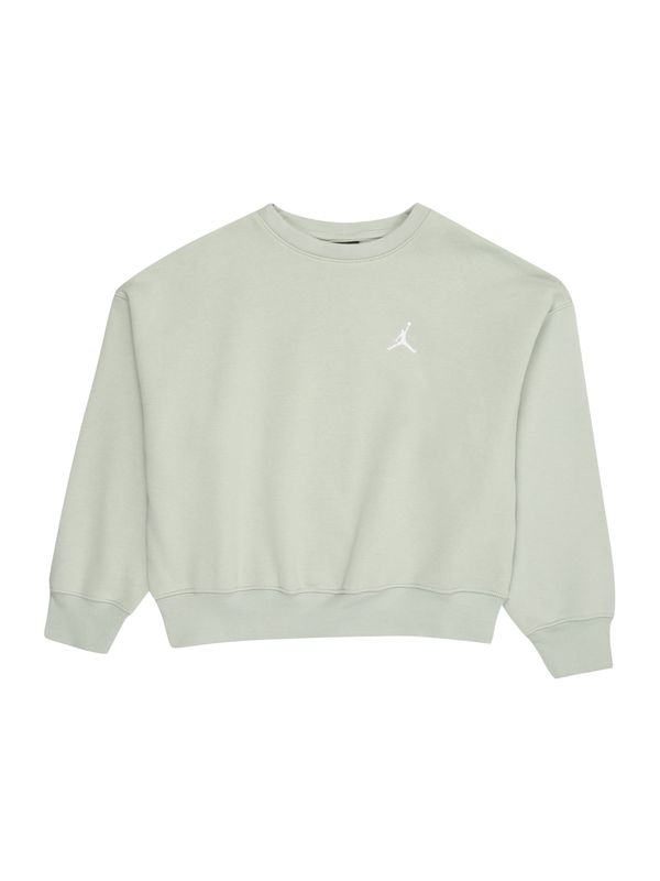 Jordan Jordan Sweater majica 'BROOKLYN ESS'  pastelno zelena / bijela