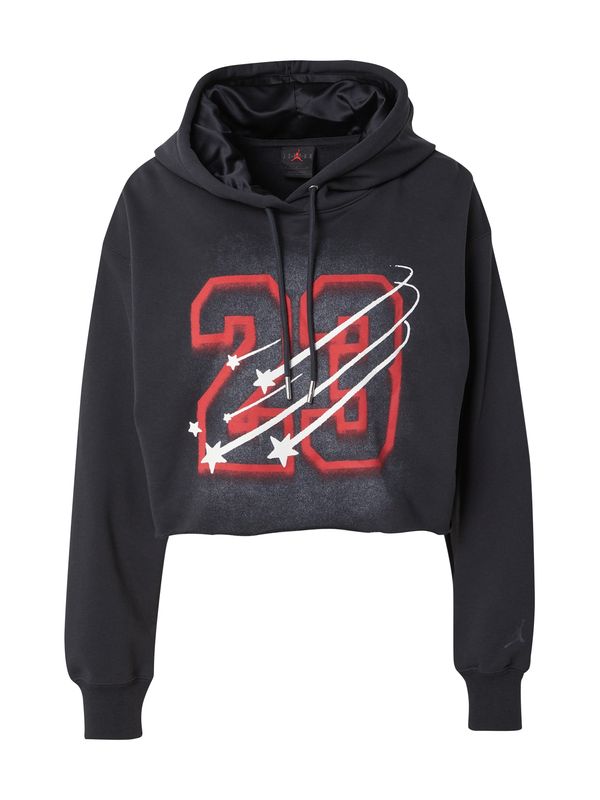 Jordan Jordan Sweater majica  crvena / crna / bijela