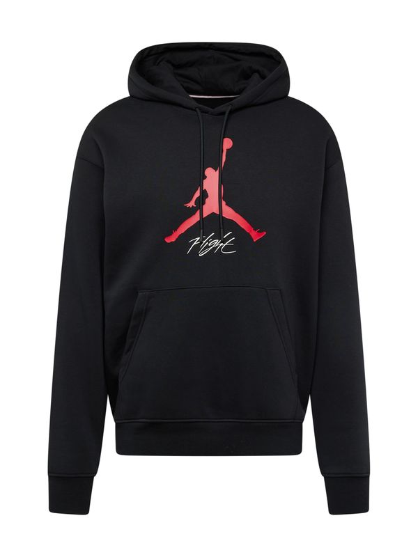 Jordan Jordan Sweater majica 'ESS'  crvena / crna / prljavo bijela