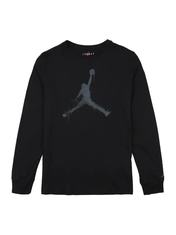 Jordan Jordan Sweater majica 'JUMPMAN DRIPS'  siva / crna