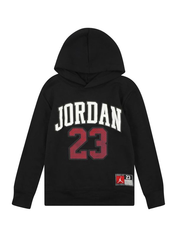 Jordan Jordan Sweater majica  karmin crvena / crna / bijela