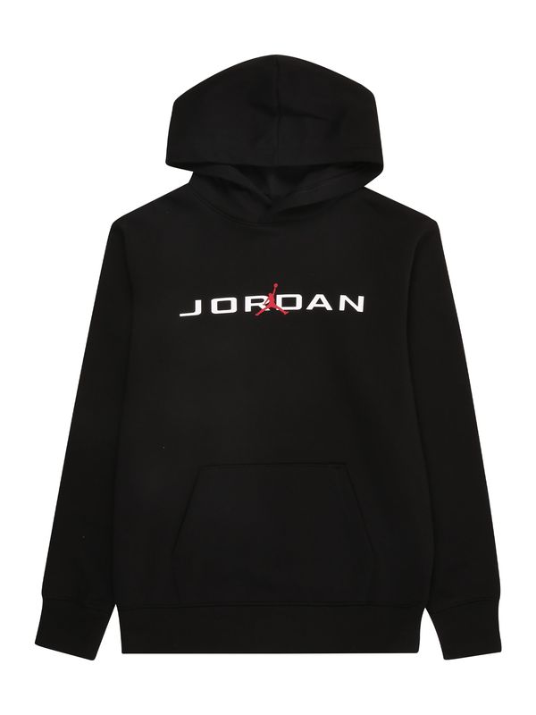 Jordan Jordan Sweater majica  svijetlo crvena / crna / bijela