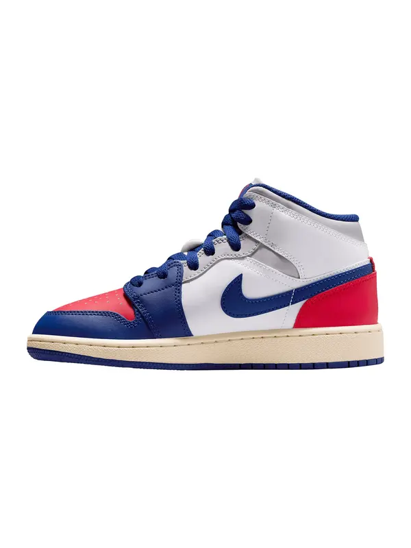 Jordan Jordan Tenisice 'Air Jordan 1'  plava / svijetlosiva / crvena / bijela