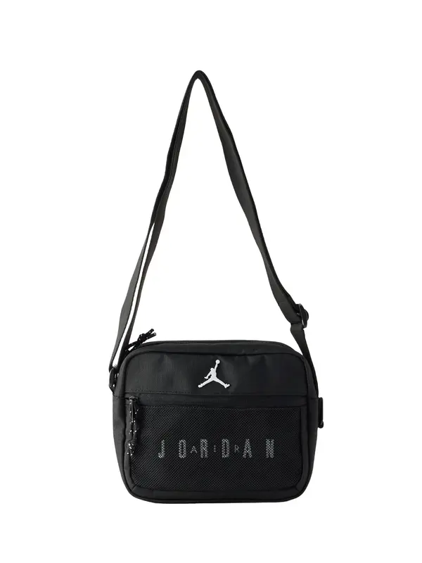 Jordan Jordan Torba preko ramena 'JAM'  crna / bijela