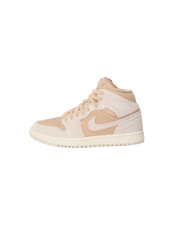 Jordan Jordan Visoke tenisice 'AIR JORDAN 1'  boja devine dlake (camel) / svijetlobež / bijela