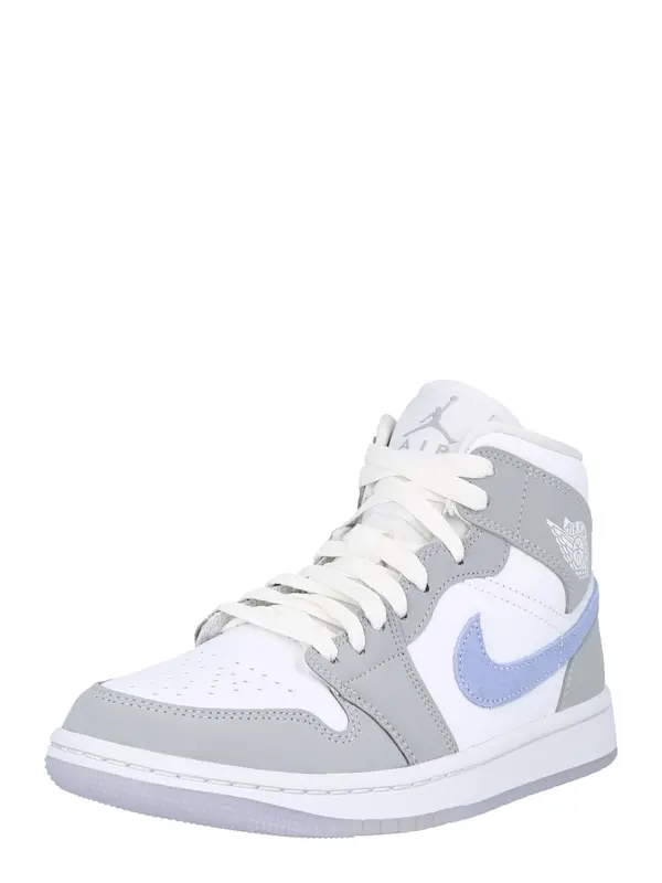 Jordan Jordan Visoke tenisice 'Air Jordan 1'  siva / bijela