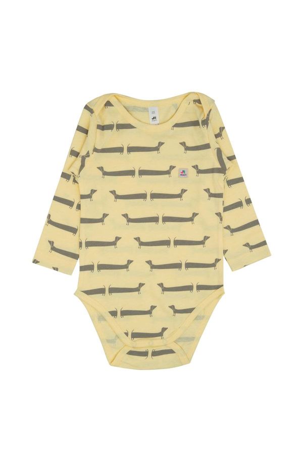 Jrmori Jrmori Dječji bodi 'Ms.R '  žuta / siva