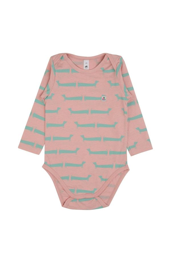 Jrmori Jrmori Dječji bodi  petrol / svijetloroza