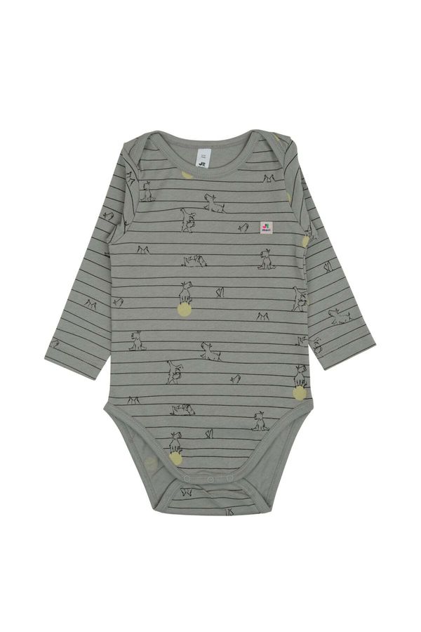 Jrmori Jrmori Dječji bodi  žuta / siva / crna